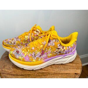 Hoka x Free People Movement Clifton 8 Floral Running Shoes Size 10D